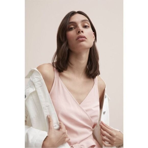 Everlane Go Weave Wrap Tank Dress size 6 - Picture 8 of 10